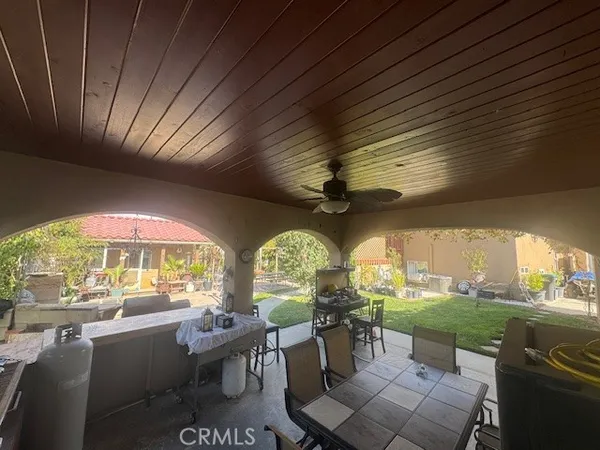 a view of a building with garden