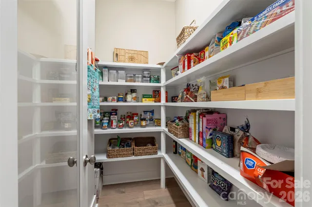 a room with storage and utility