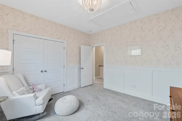 a room with furniture and a window