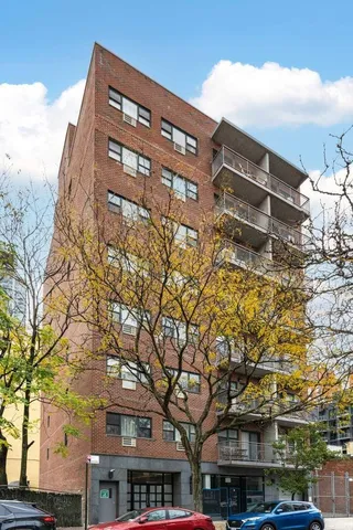 a front view of a building