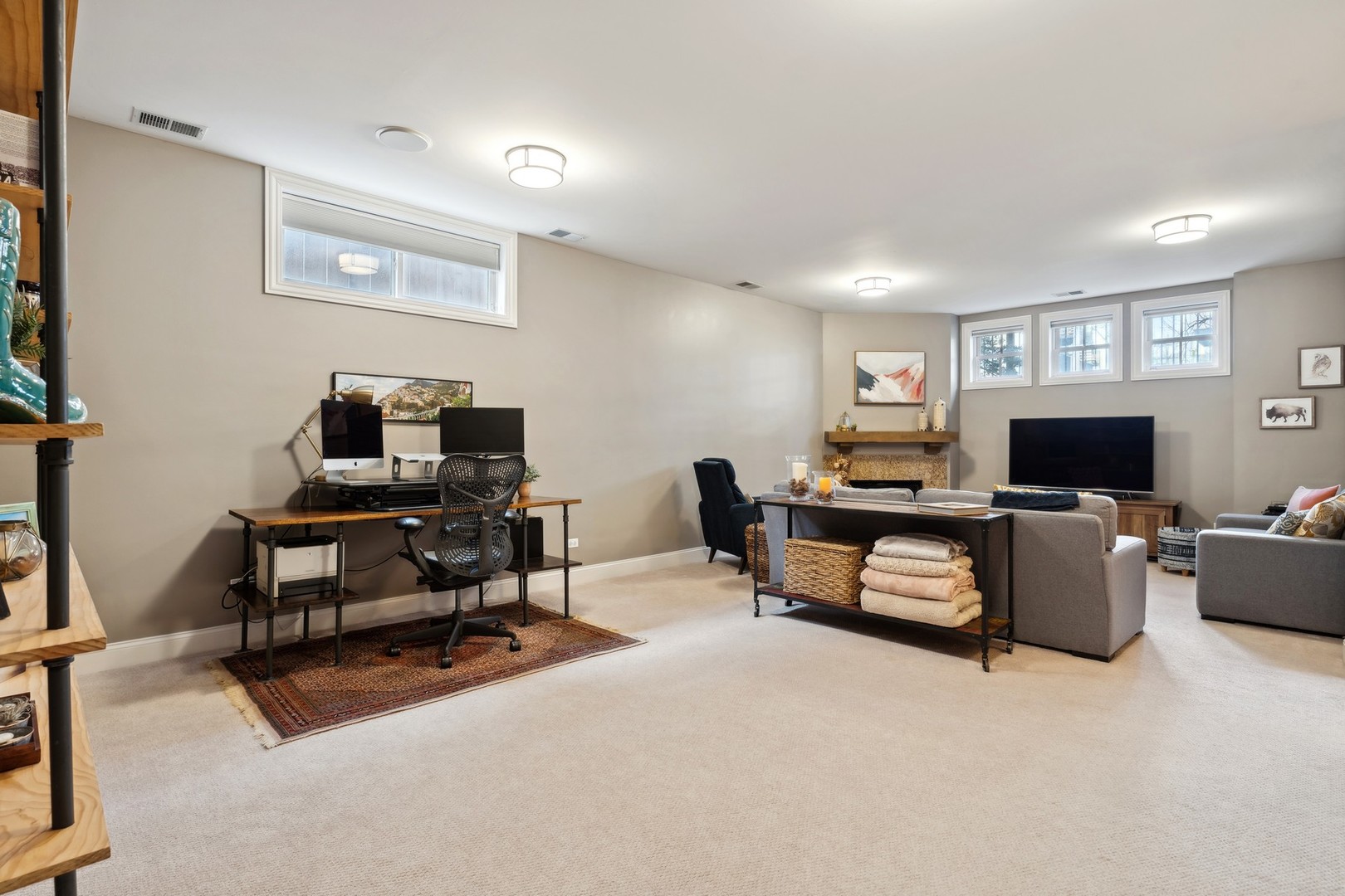 2147 West Rice Street, Unit 1W Chicago, IL 60622 - Photo 18 of 27 a living room with furniture and a flat screen tv