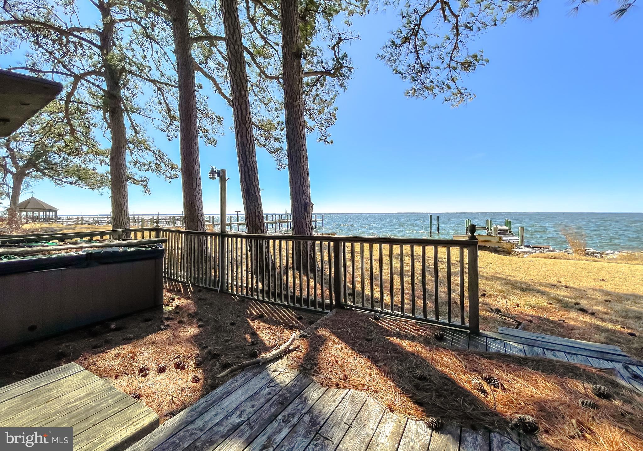 18111 River Road Tall Timbers, MD 20690 - Photo 29 of 39 Deck with Hot Tub
