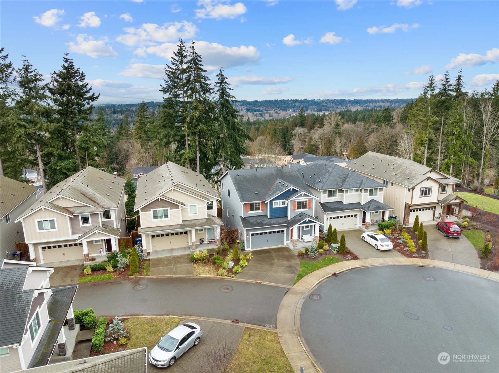 4308 233rd Place Southeast Bothell, WA 98021 - Photo 34 of 39 an aerial view of residential houses with outdoor space and street view