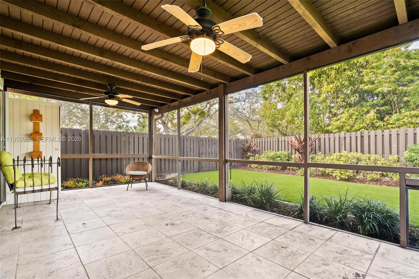 13595 Southwest 114th Terrace Miami, FL 33186 - Photo 36 of 67 covered screened in patio