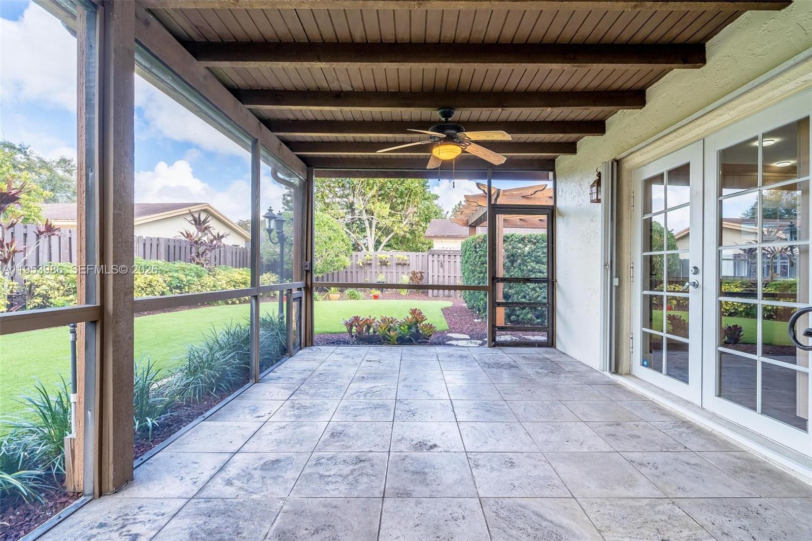 13595 Southwest 114th Terrace Miami, FL 33186 - Photo 37 of 67 covered screened in patio