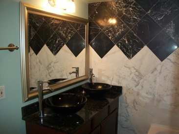 4852 South Prairie Avenue, Unit 1A Chicago, IL 60615 - Photo 9 of 15 a bathroom with a sink and mirror