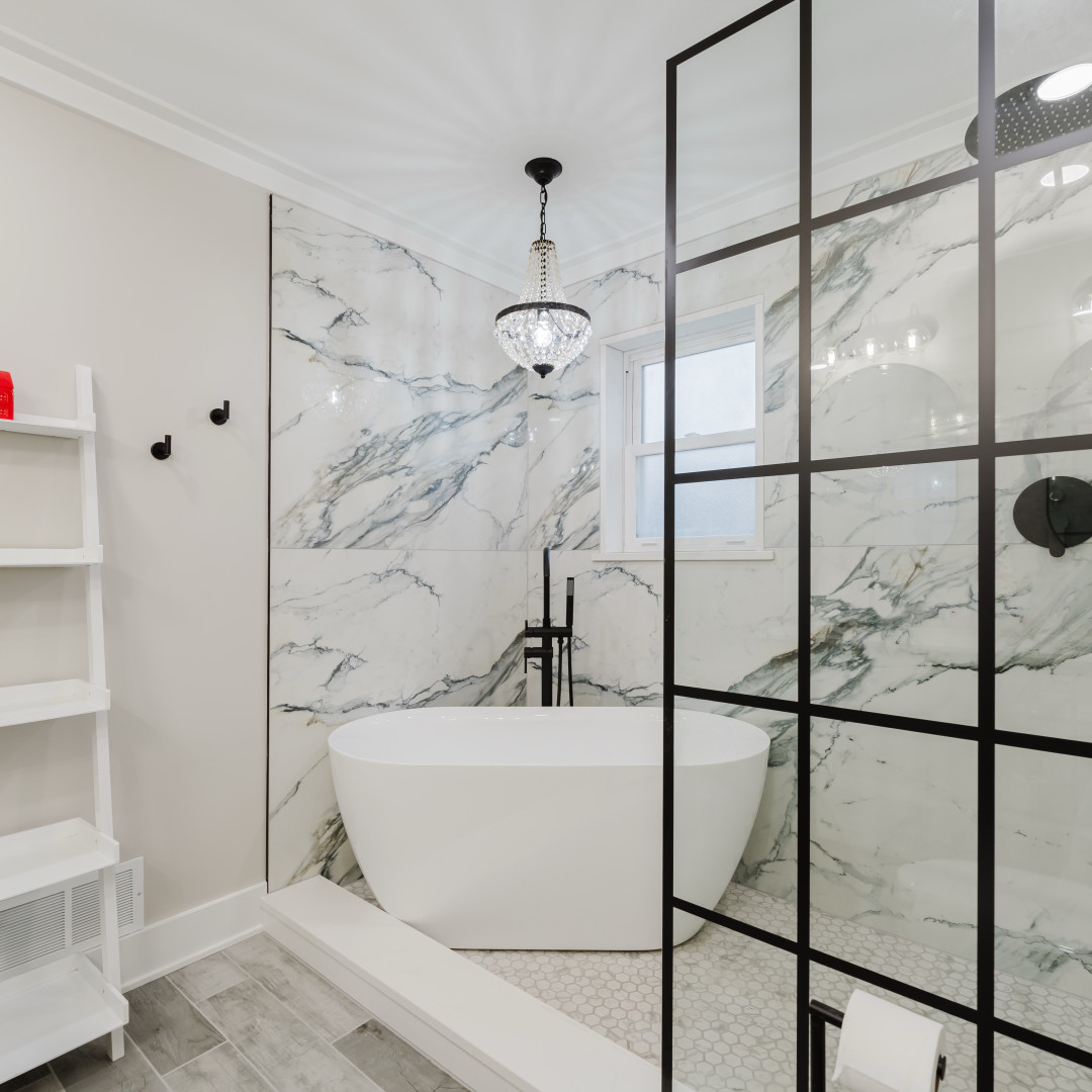 211 Roberts Road New Lenox, IL 60451 - Photo 24 of 37 a bathroom with a bathtub and shower