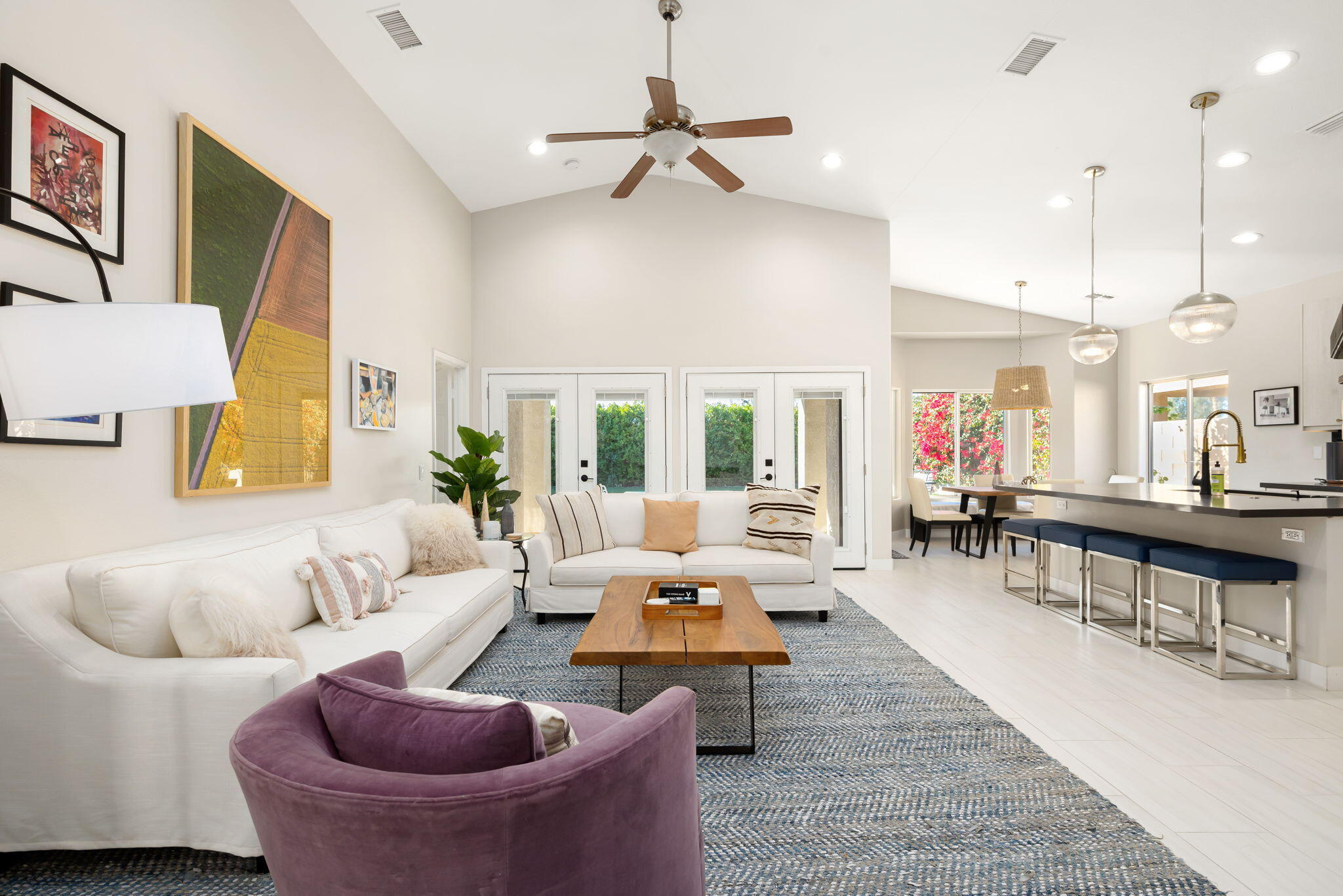 45809 Crosswater Street Indio, CA 92201 - Photo 14 of 48 a living room with furniture and a large window