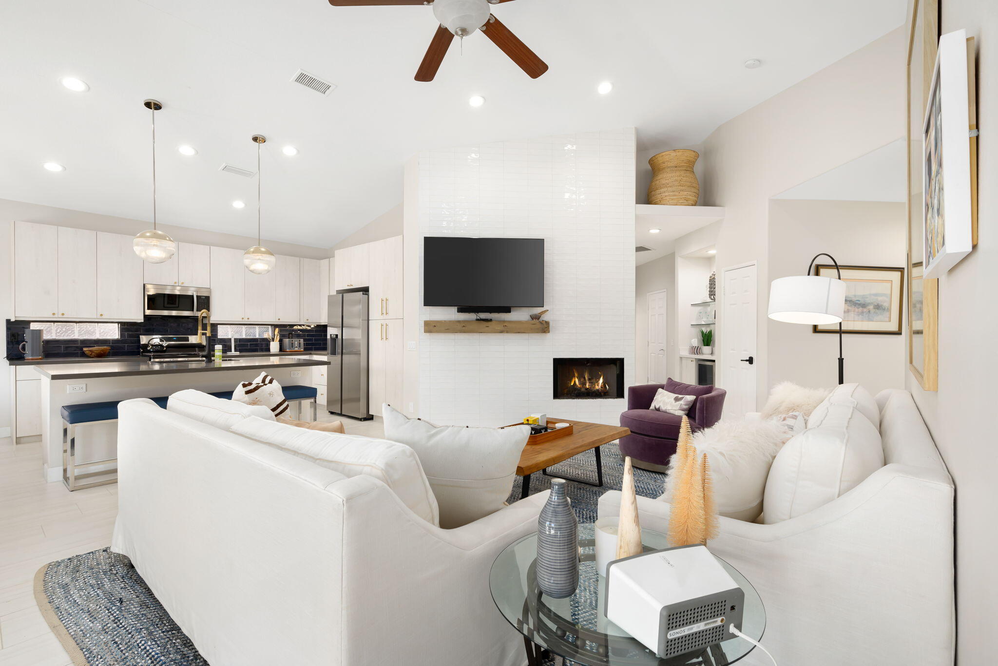 45809 Crosswater Street Indio, CA 92201 - Photo 17 of 48 a living room with furniture and a flat screen tv