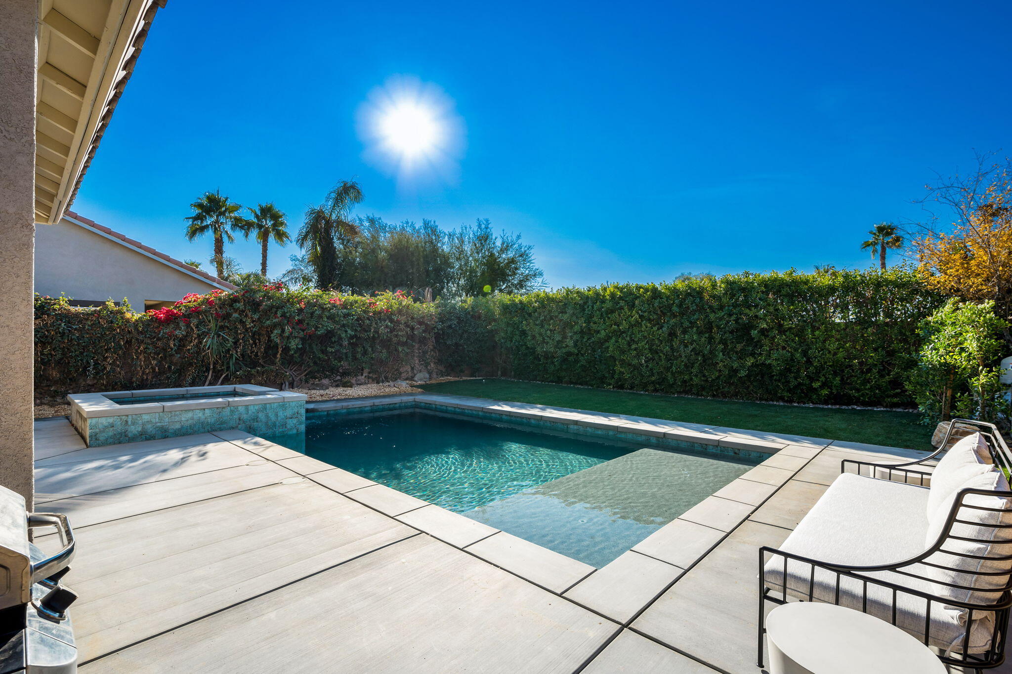 45809 Crosswater Street Indio, CA 92201 - Photo 37 of 48 a view of swimming pool with chairs