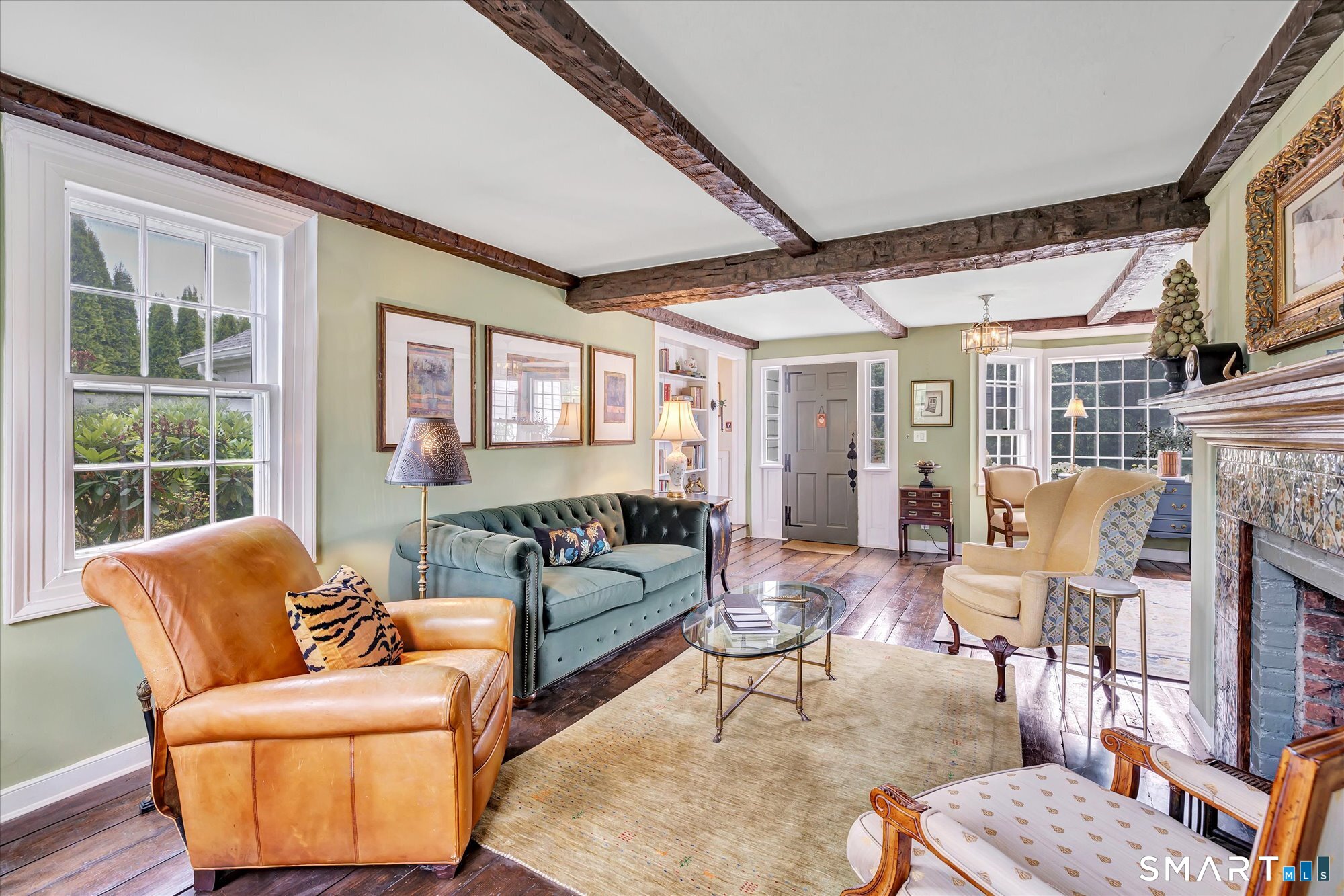 137 Rockwell Road Bethel, CT 06801 - Photo 6 of 40 WITH ORIGINAL WIDE PLANK WOOD FLOORS & 8ft CEILINGS LOCATED ON MAIN FLOOR