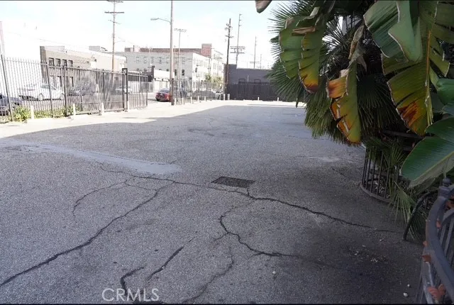 a city view with tall buildings