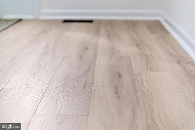 a view of wooden deck