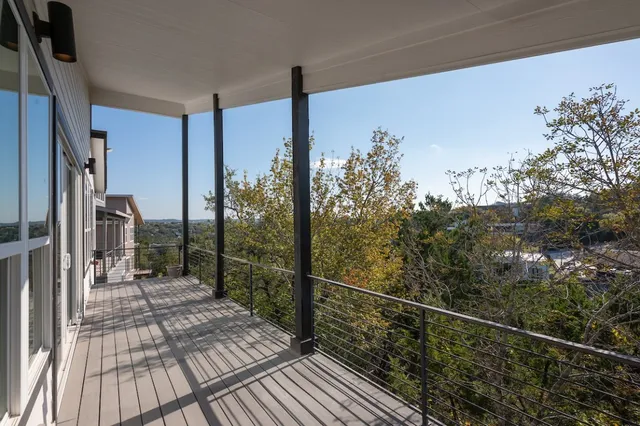 an aerial view of residential house and outdoor space