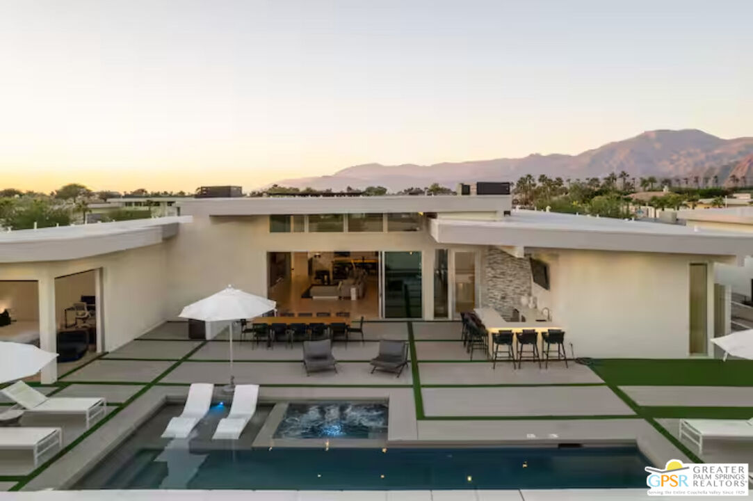 89022 Elemento Lane Indio, CA 92201 - Photo 19 of 31 a front view of house with outdoor seating