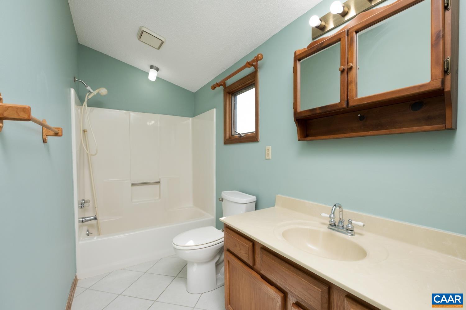 634 Augusta Farms Road Waynesboro, VA 22980 - Photo 22 of 32 a bathroom with a sink a toilet and shower