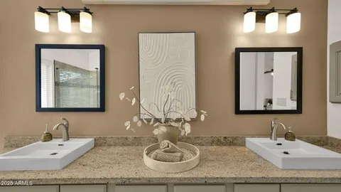 an aerial view of residential house with outdoor space