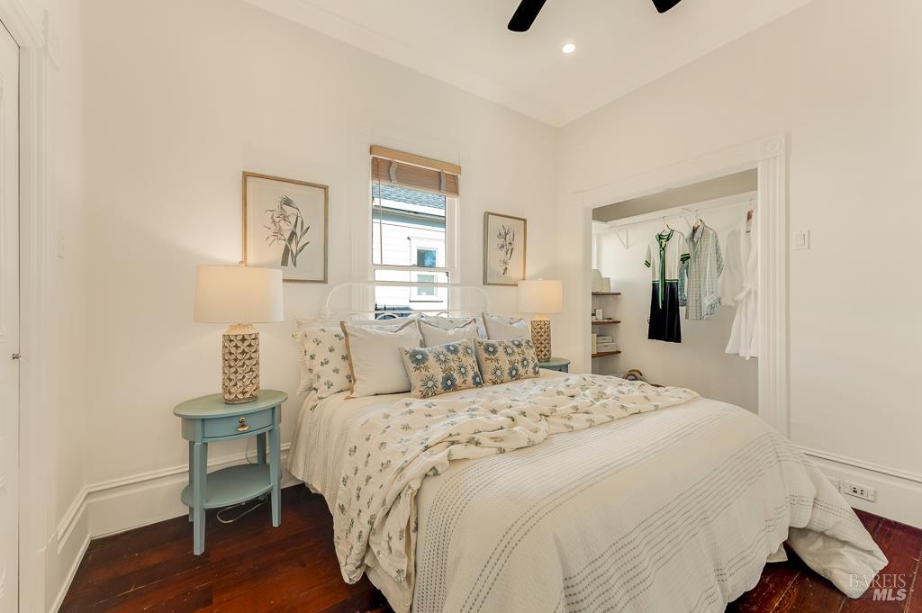 486 South Main Street Sebastopol, CA 95472 - Photo 13 of 27 a bedroom with a bed and a table