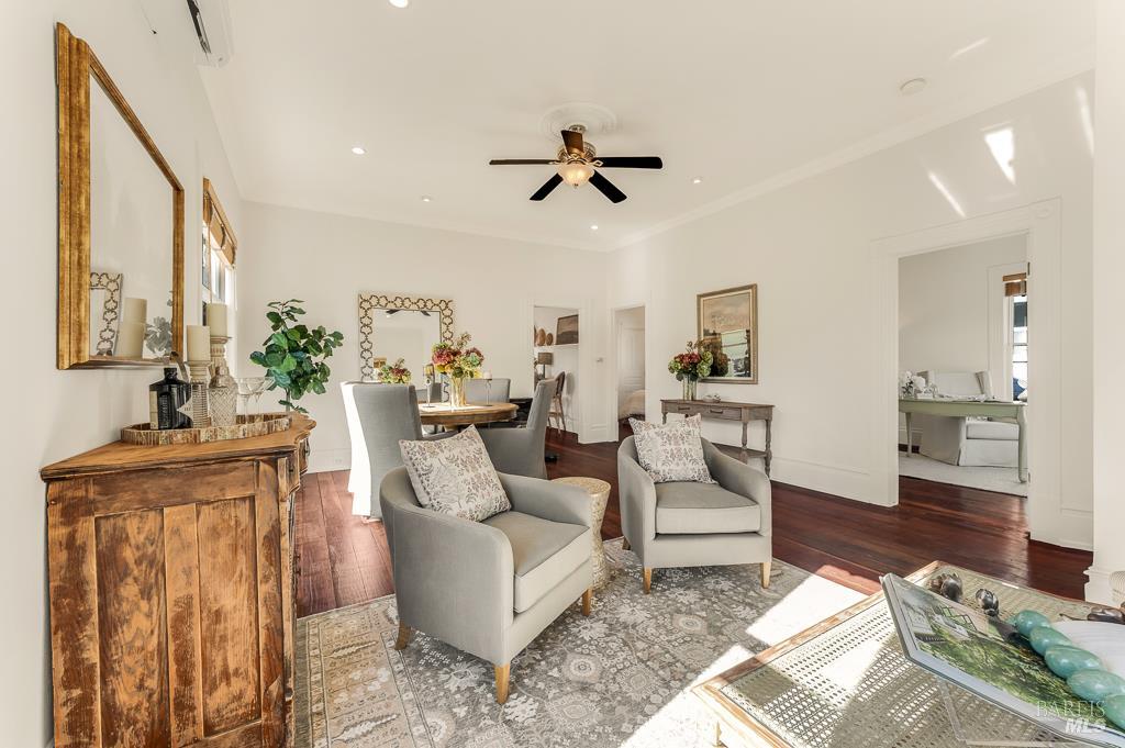 486 South Main Street Sebastopol, CA 95472 - Photo 3 of 27 a living room with furniture and a chandelier