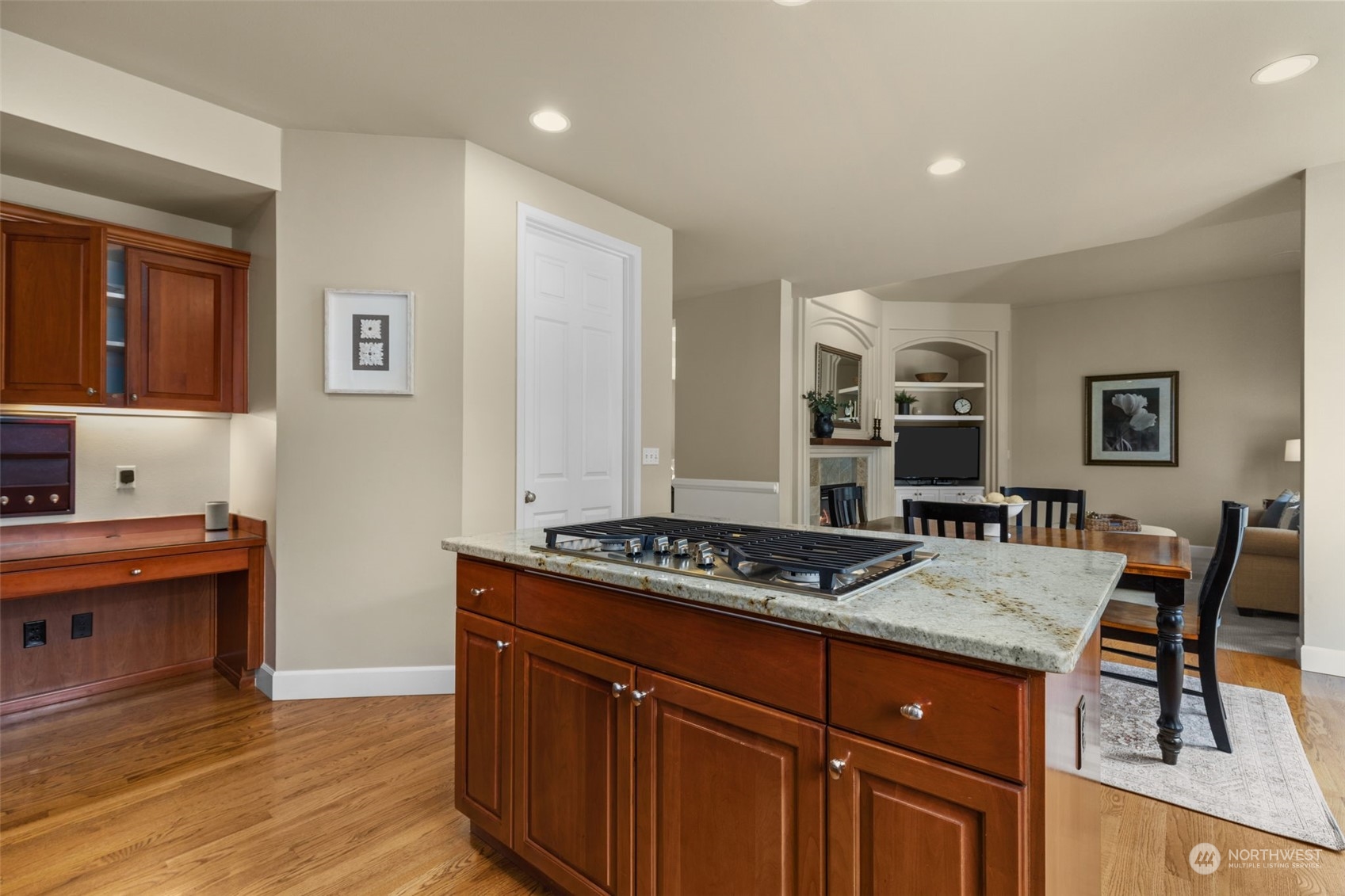 20828 37th Avenue Southeast Bothell, WA 98021 - Photo 16 of 38 a kitchen with granite countertop stove and cabinets