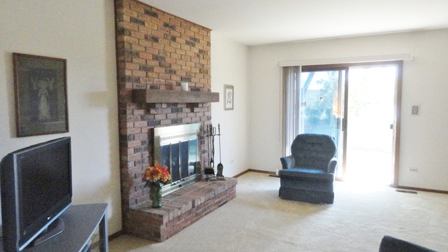 11 Prairie Drive Addison, IL 60101 - Photo 5 of 20 a living room with furniture and a fireplace