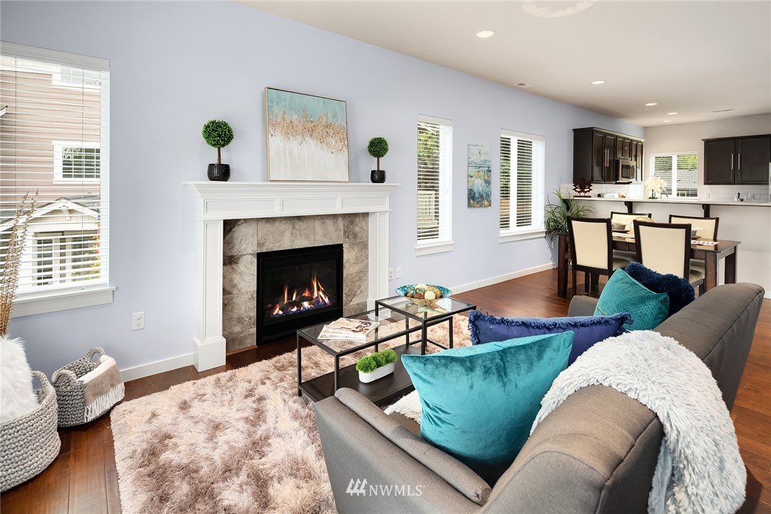 5 157th Lane Southeast Bothell, WA 98012 - Photo 13 of 27 a living room with furniture and fireplace