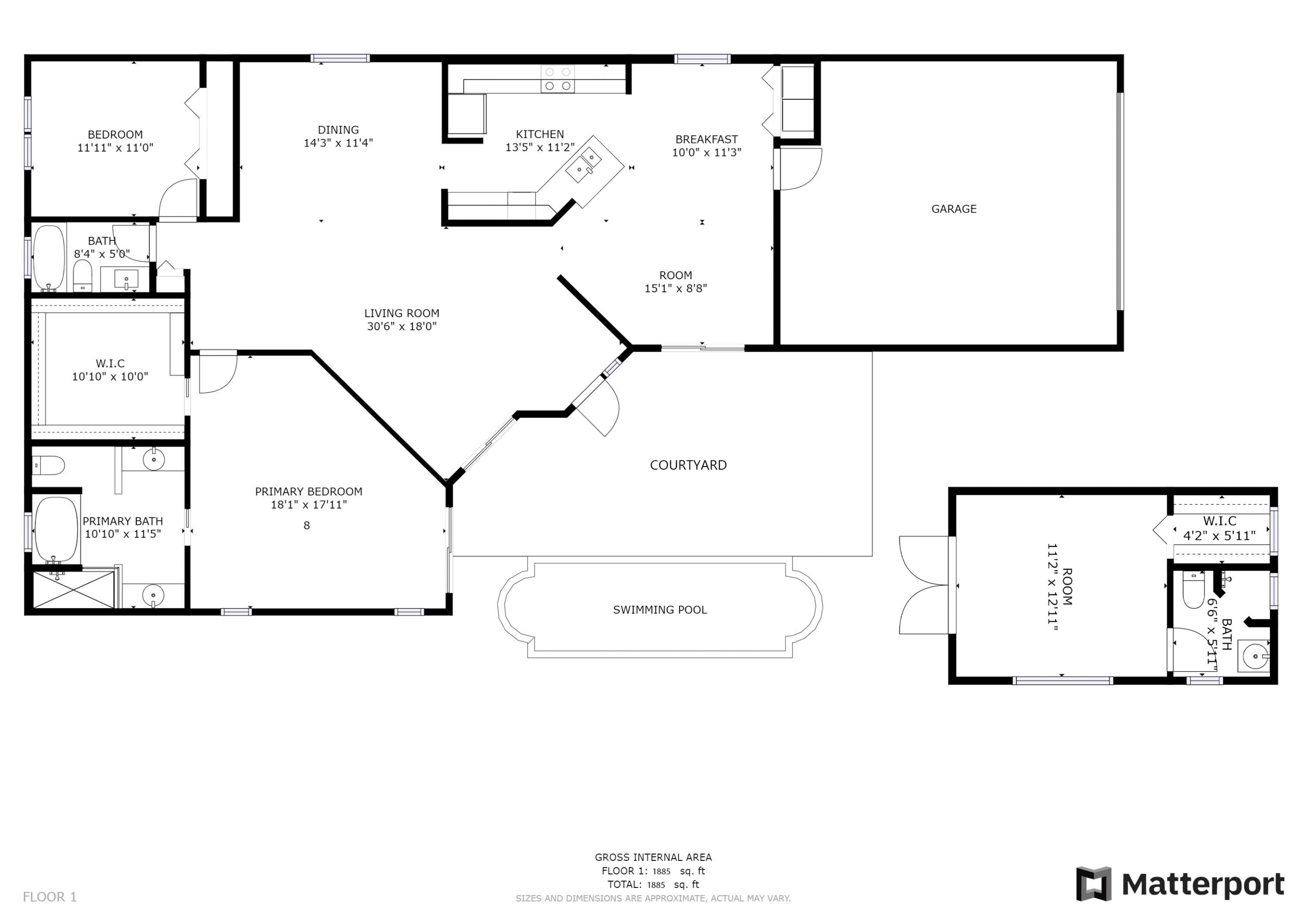 7041 Northwest Turtle Walk Boca Raton, FL 33487 - Photo 26 of 26 Floor Plan