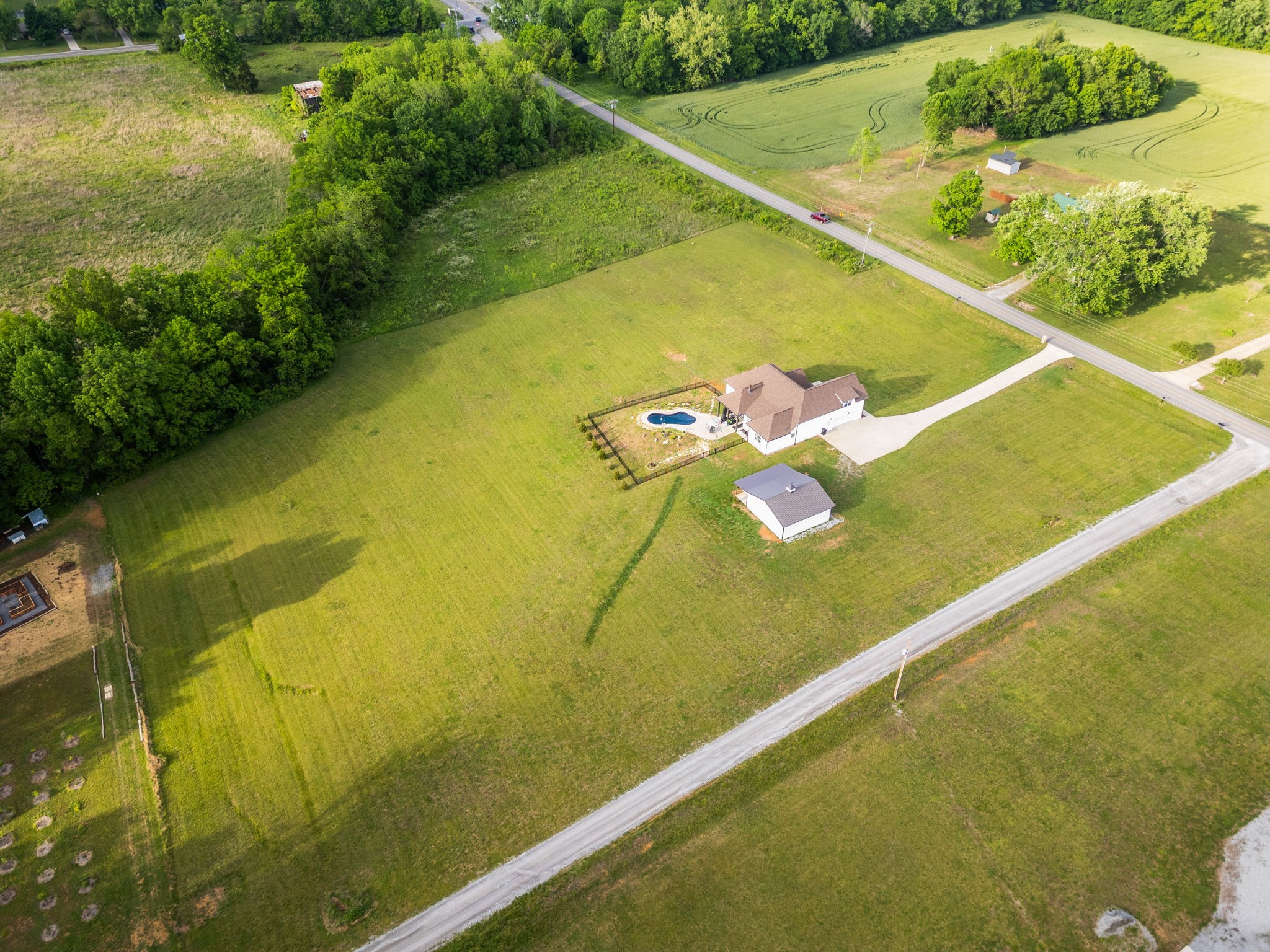 3378 New Hall Road Greenbrier, TN 37073 - Photo 81 of 83 a view of an outdoor space and a lake view