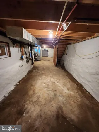 a view of storage and utility room