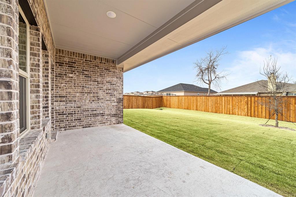 1509 Hamilton Street Howe, TX 75459 - Photo 21 of 23 View of yard featuring a fenced backyard and a patio area