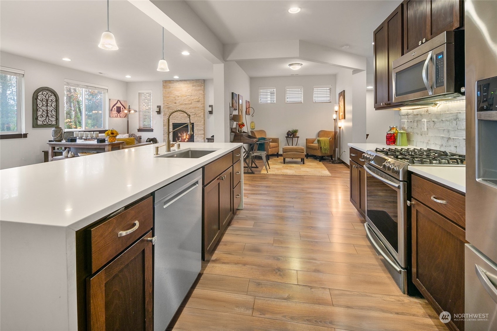 17601 3rd Avenue Southeast Bothell, WA 98012 - Photo 13 of 31 a kitchen with stainless steel appliances granite countertop lots of counter top space