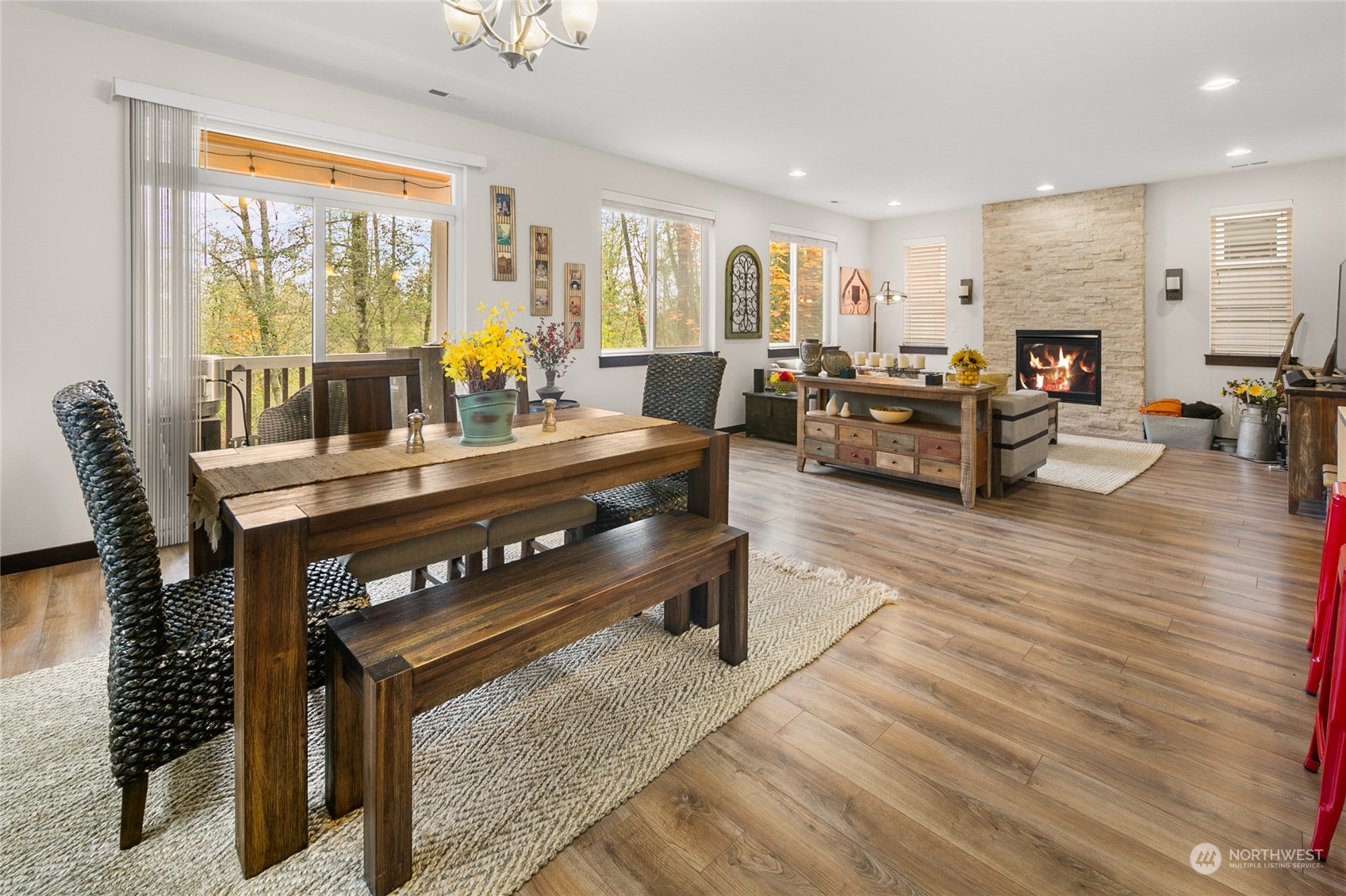 17601 3rd Avenue Southeast Bothell, WA 98012 - Photo 8 of 31 a living room with furniture a table and a large window