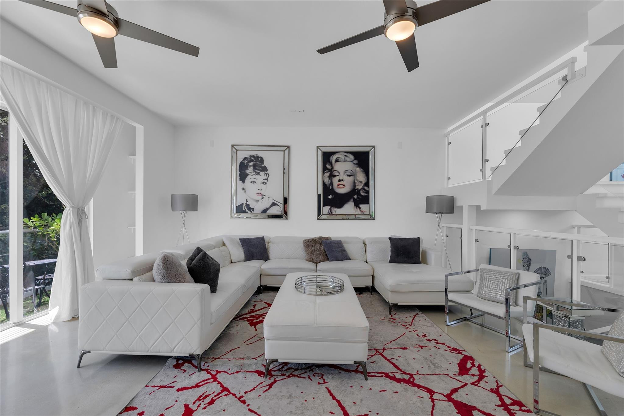 303 Southwest 9th Street Fort Lauderdale, FL 33315 - Photo 26 of 49 a living room with furniture and a large window