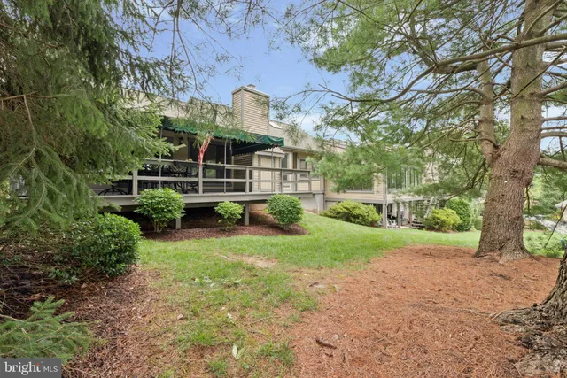 a view of a back yard