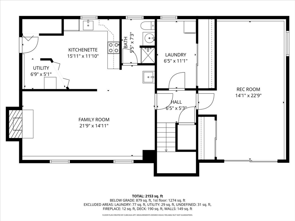 107 Ann Street Raynham, MA 02767 - Photo 33 of 34 a picture of a floor plan