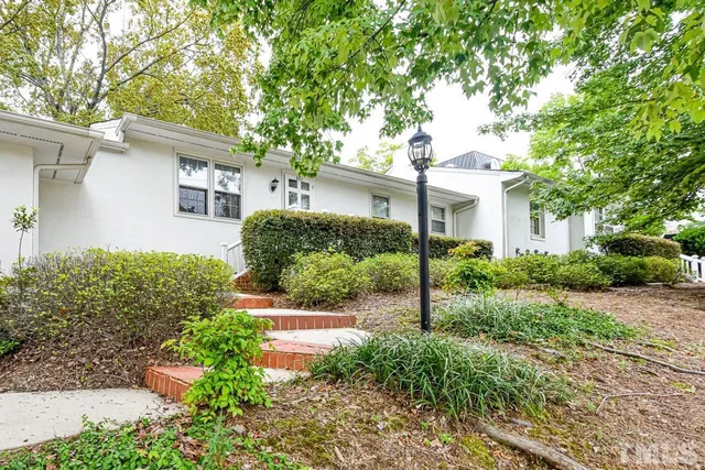 a view of a house with a patio