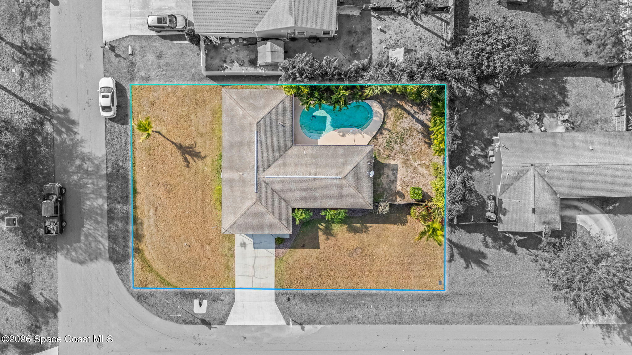 408 Crystal Mist Road Northwest Palm Bay, FL 32907 - Photo 3 of 31 31-web-or-mls-lot lines