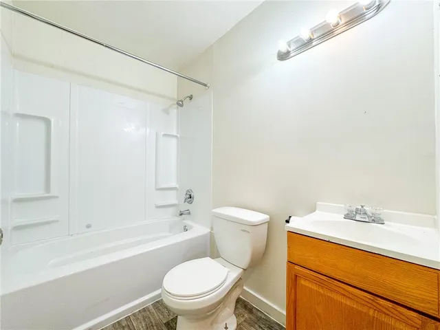 a bathroom with a toilet