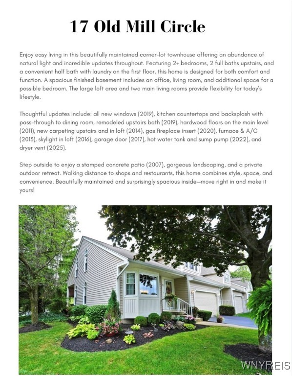 17 Old Mill Circle Elma, NY 14059 - Photo 41 of 42 Updates & Improvements