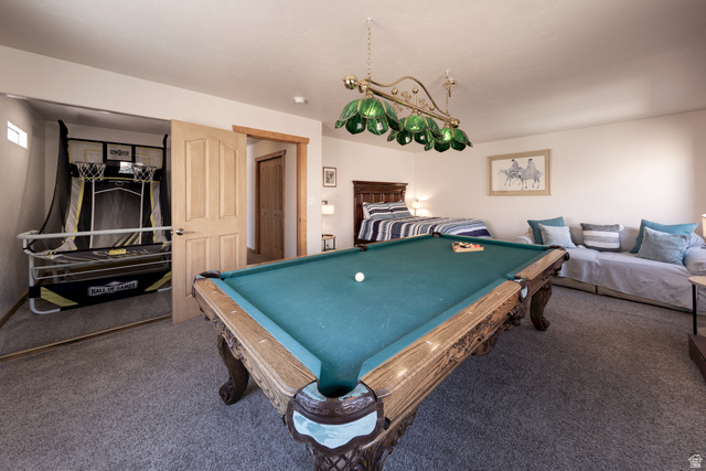 3461 Westwater Road, Unit 6 Moab, UT 84532 - Photo 18 of 33 Recreation room featuring carpet and billiards