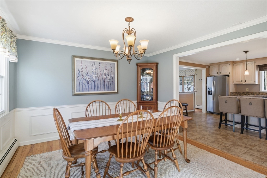 283 Forest Glen West Springfield, MA 01089 - Photo 13 of 40 a dining room with furniture a chandelier and window