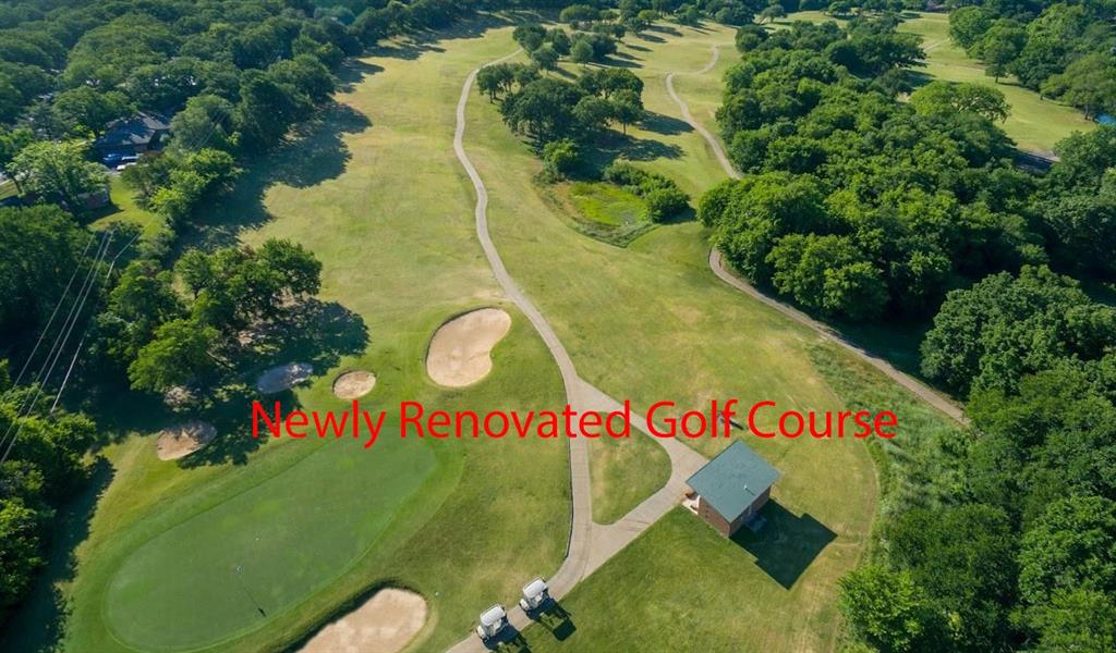 1916 Tierney Road Fort Worth, TX 76112 - Photo 4 of 12 Aerial view featuring golf course view