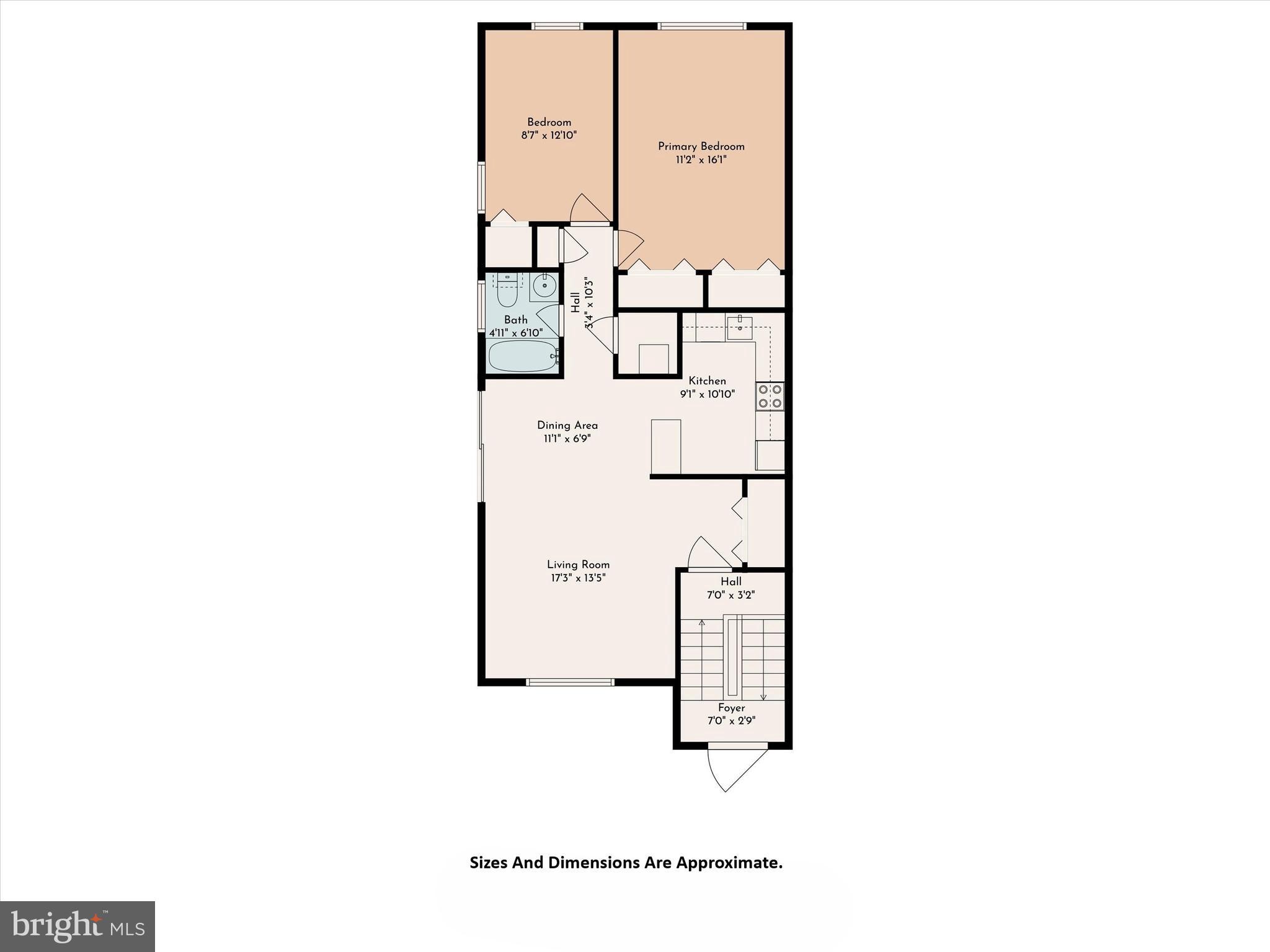 856 Putnam Boulevard, Unit 67A Wallingford, PA 19086 - Photo 26 of 26 a picture of a floor plan