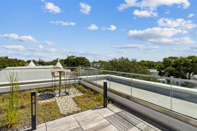a outdoor living space with patio furniture