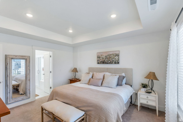 2664 West Maple Street Mapleton, UT 84664 - Photo 5 of 49 Recessed lighting illuminates a tray ceiling