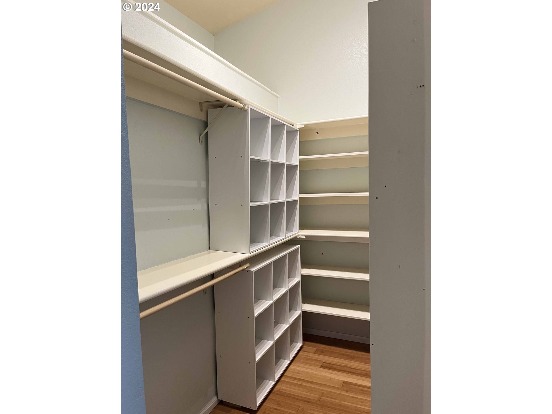 83480 Clear Lake Road Florence, OR 97439 - Photo 17 of 48 a view of walk in closet with empty racks