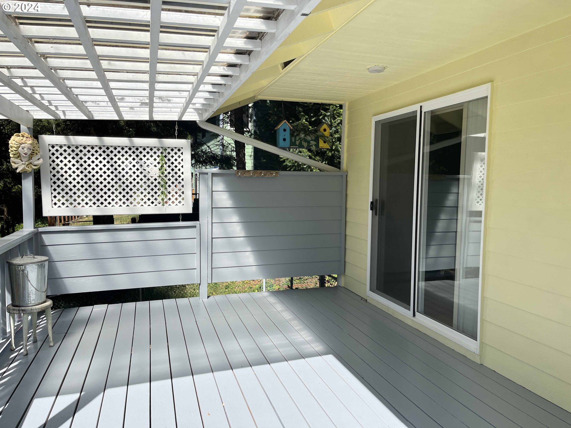 83480 Clear Lake Road Florence, OR 97439 - Photo 32 of 48 a view of balcony with wooden floor