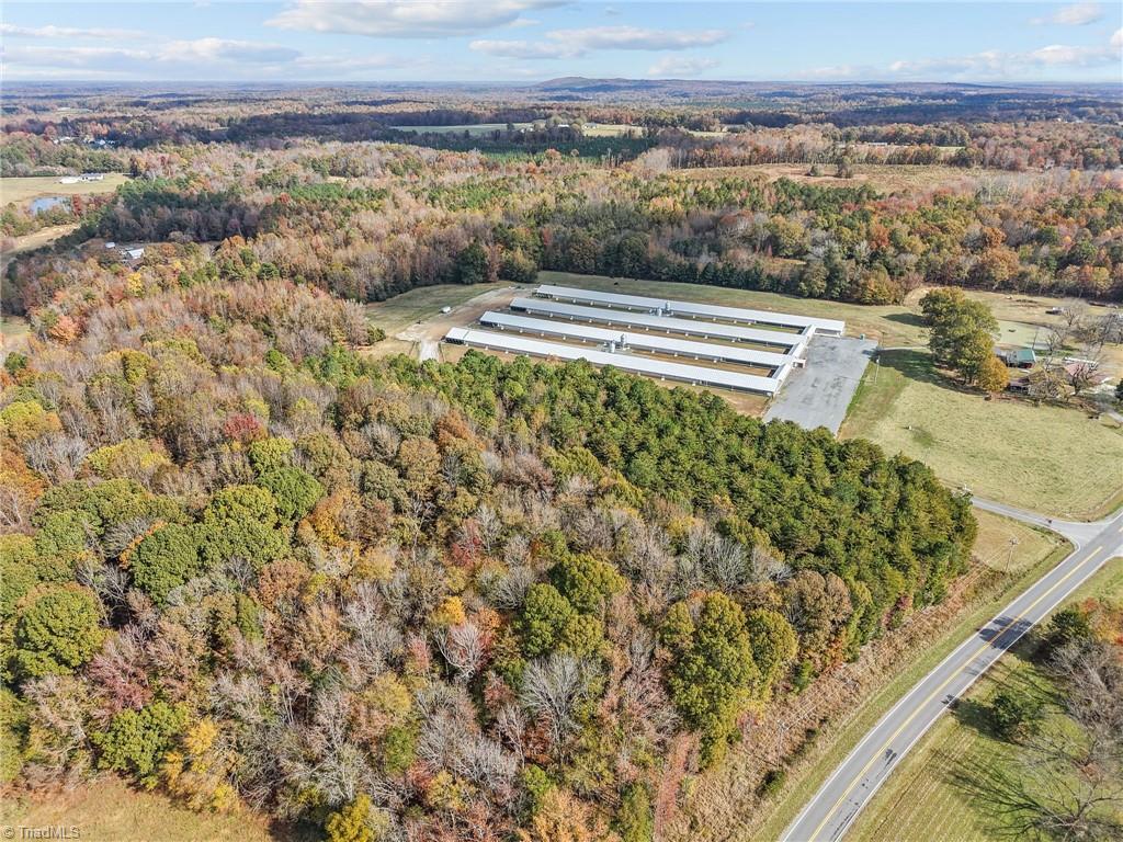 0 Timber Ridge Lake Road Liberty, NC 27298 - Photo 14 of 18 Aerial view of vacant land and farms. Lot lines and dimensions are approximate.
