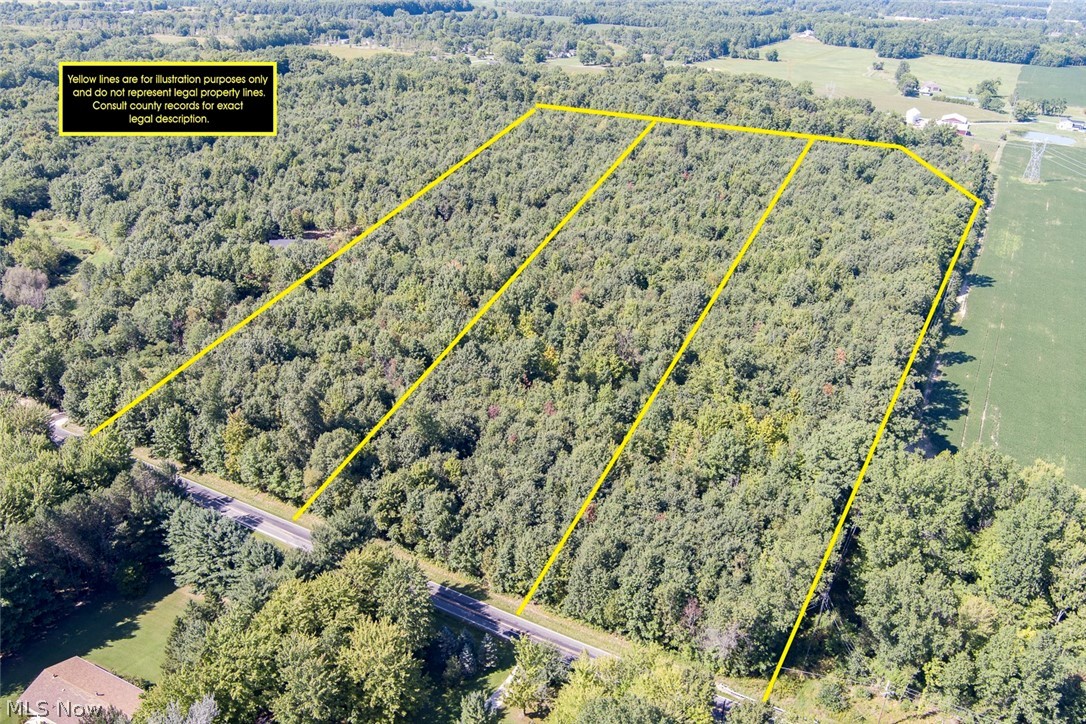 Dunham Road Litchfield, OH 44253 - Photo 2 of 13 Aerial view of all 3 lots. Two additional adjacent 7-acre lots are also available, buy one or grab all three! This listing is for the lot in the middle.