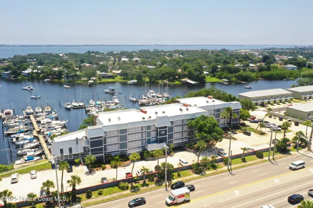 a view of a building with a street
